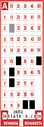 Volante ganador del sorteo de Melate con fecha del domingo   5 de mayo de 2013