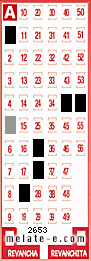 Volante ganador del sorteo de Melate con fecha del miércoles   8 de mayo de 2013