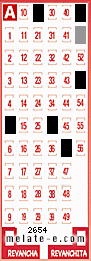Volante ganador del sorteo de Melate con fecha del domingo  12 de mayo de 2013