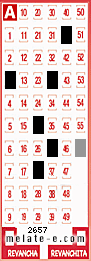 Volante ganador del sorteo de Melate con fecha del miércoles  22 de mayo de 2013