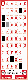 Volante ganador del sorteo de Melate con fecha del domingo  26 de mayo de 2013