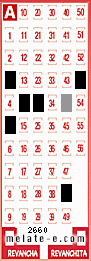 Volante ganador del sorteo de Melate con fecha del domingo   2 de junio de 2013
