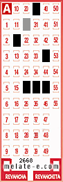 Volante ganador del sorteo de Melate con fecha del domingo  30 de junio de 2013