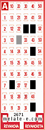 Volante ganador del sorteo de Melate con fecha del miércoles  10 de julio de 2013