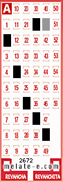 Volante ganador del sorteo de Melate con fecha del domingo  14 de julio de 2013