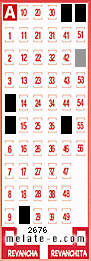 Volante ganador del sorteo de Melate con fecha del domingo  28 de julio de 2013