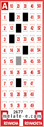Volante ganador del sorteo de Melate con fecha del miércoles  31 de julio de 2013