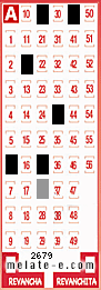 Volante ganador del sorteo de Melate con fecha del miércoles   7 de agosto de 2013