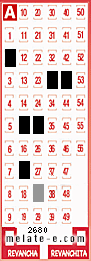 Volante ganador del sorteo de Melate con fecha del domingo  11 de agosto de 2013