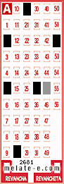 Volante ganador del sorteo de Melate con fecha del miércoles  14 de agosto de 2013