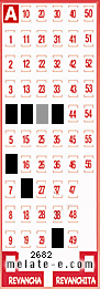 Volante ganador del sorteo de Melate con fecha del domingo  18 de agosto de 2013