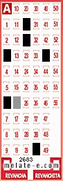 Volante ganador del sorteo de Melate con fecha del miércoles  21 de agosto de 2013