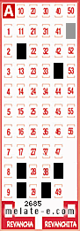 Volante ganador del sorteo de Melate con fecha del miércoles  28 de agosto de 2013