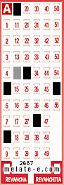Volante ganador del sorteo de Melate con fecha del miércoles   4 de septiembre de 2013