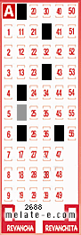 Volante ganador del sorteo de Melate con fecha del domingo   8 de septiembre de 2013