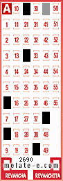 Volante ganador del sorteo de Melate con fecha del domingo  15 de septiembre de 2013