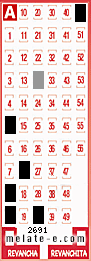 Volante ganador del sorteo de Melate con fecha del miércoles  18 de septiembre de 2013