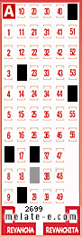 Volante ganador del sorteo de Melate con fecha del miércoles  16 de octubre de 2013
