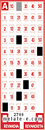 Volante ganador del sorteo de Melate con fecha del domingo  20 de octubre de 2013