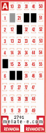 Volante ganador del sorteo de Melate con fecha del miércoles  23 de octubre de 2013
