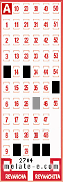 Volante ganador del sorteo de Melate con fecha del domingo   3 de noviembre de 2013