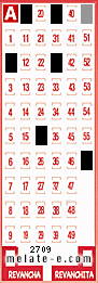 Volante ganador del sorteo de Melate con fecha del miércoles  20 de noviembre de 2013