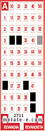 Volante ganador del sorteo de Melate con fecha del miércoles  27 de noviembre de 2013