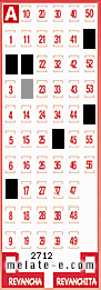 Volante ganador del sorteo de Melate con fecha del domingo   1 de diciembre de 2013