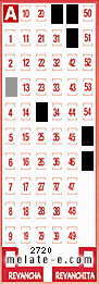 Volante ganador del sorteo de Melate con fecha del domingo  29 de diciembre de 2013