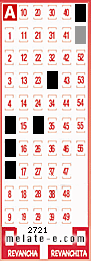 Volante ganador del sorteo de Melate con fecha del miércoles   1 de enero de 2014