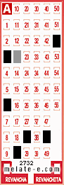 Volante ganador del sorteo de Melate con fecha del domingo   9 de febrero de 2014