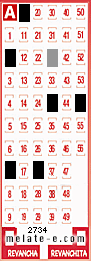 Volante ganador del sorteo de Melate con fecha del domingo  16 de febrero de 2014