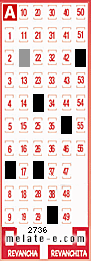 Volante ganador del sorteo de Melate con fecha del domingo  23 de febrero de 2014