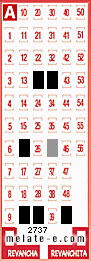 Volante ganador del sorteo de Melate con fecha del miércoles  26 de febrero de 2014