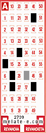 Volante ganador del sorteo de Melate con fecha del miércoles   5 de marzo de 2014
