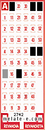 Volante ganador del sorteo de Melate con fecha del domingo  16 de marzo de 2014