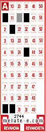 Volante ganador del sorteo de Melate con fecha del domingo  23 de marzo de 2014