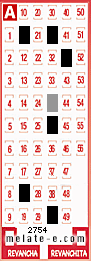 Volante ganador del sorteo de Melate con fecha del domingo  27 de abril de 2014