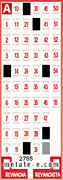 Volante ganador del sorteo de Melate con fecha del miércoles  30 de abril de 2014