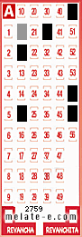 Volante ganador del sorteo de Melate con fecha del miércoles  14 de mayo de 2014