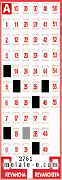Volante ganador del sorteo de Melate con fecha del miércoles  21 de mayo de 2014
