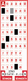 Volante ganador del sorteo de Melate con fecha del miércoles  28 de mayo de 2014