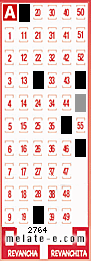 Volante ganador del sorteo de Melate con fecha del domingo   1 de junio de 2014