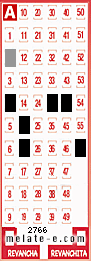 Volante ganador del sorteo de Melate con fecha del domingo   8 de junio de 2014