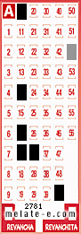 Volante ganador del sorteo de Melate con fecha del miércoles  30 de julio de 2014
