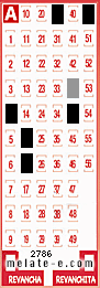 Volante ganador del sorteo de Melate con fecha del domingo  17 de agosto de 2014