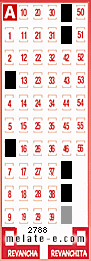 Volante ganador del sorteo de Melate con fecha del domingo  24 de agosto de 2014