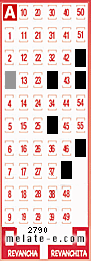 Volante ganador del sorteo de Melate con fecha del domingo  31 de agosto de 2014