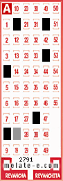 Volante ganador del sorteo de Melate con fecha del miércoles   3 de septiembre de 2014