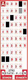 Volante ganador del sorteo de Melate con fecha del domingo   7 de septiembre de 2014